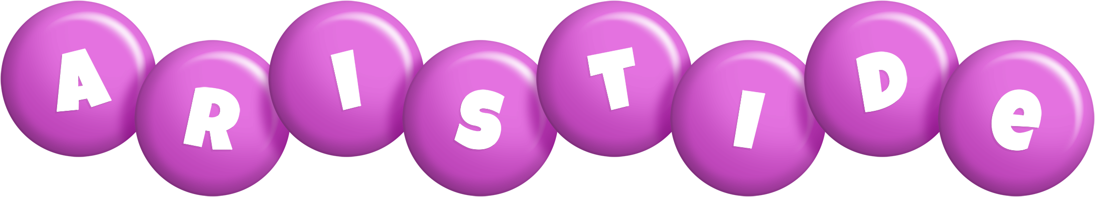 Aristide candy-purple logo