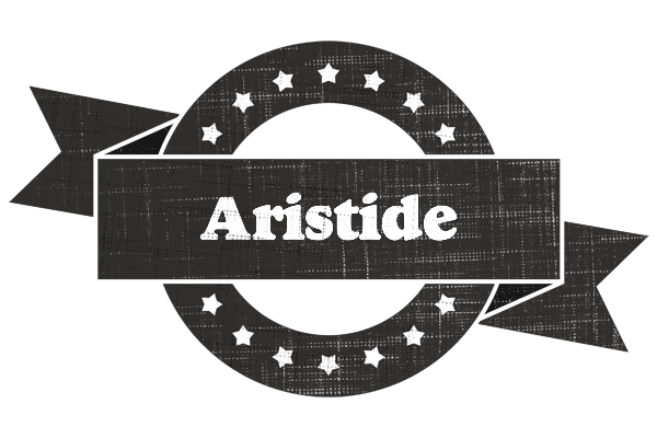 Aristide grunge logo