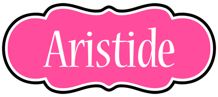 Aristide invitation logo