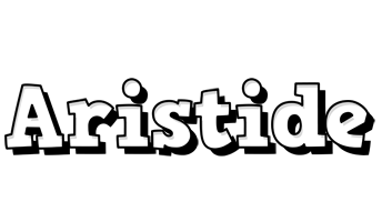 Aristide snowing logo