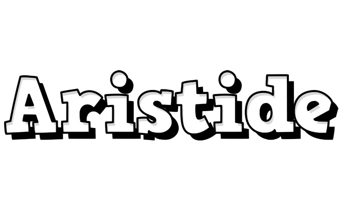 Aristide snowing logo