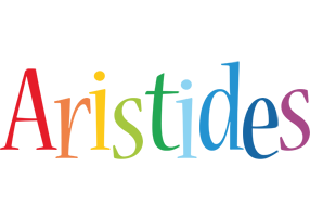 Aristides birthday logo