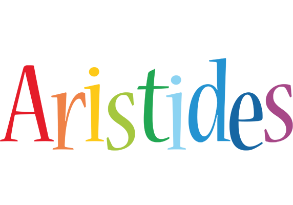 Aristides birthday logo