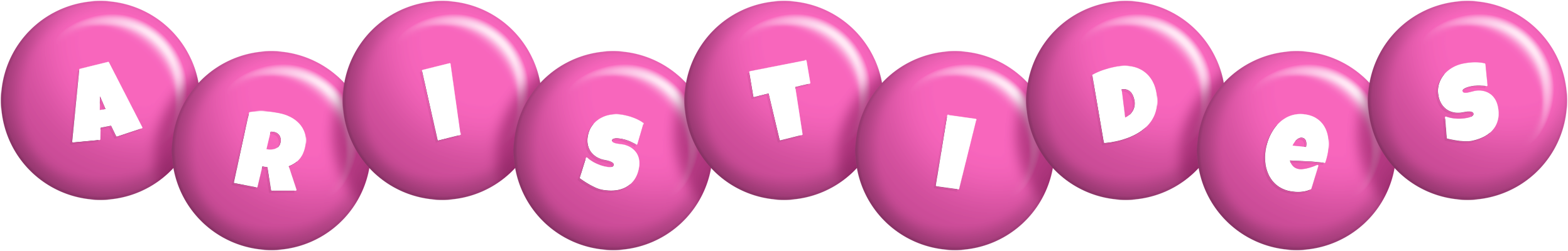 Aristides candy-pink logo