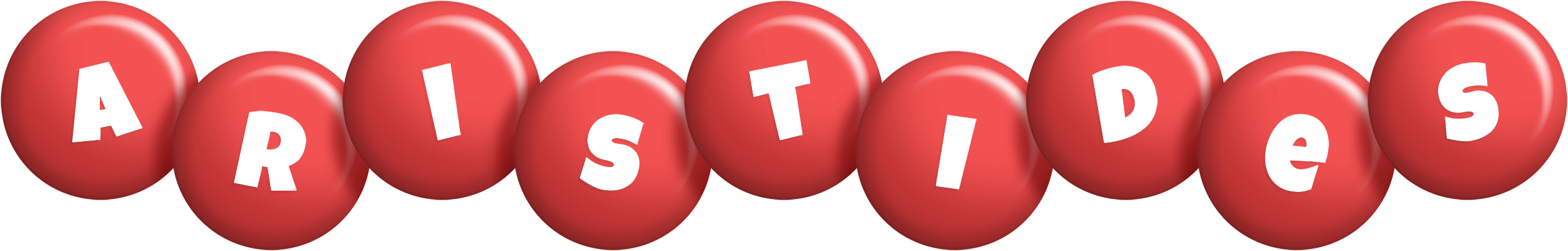 Aristides candy-red logo