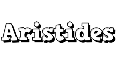 Aristides snowing logo