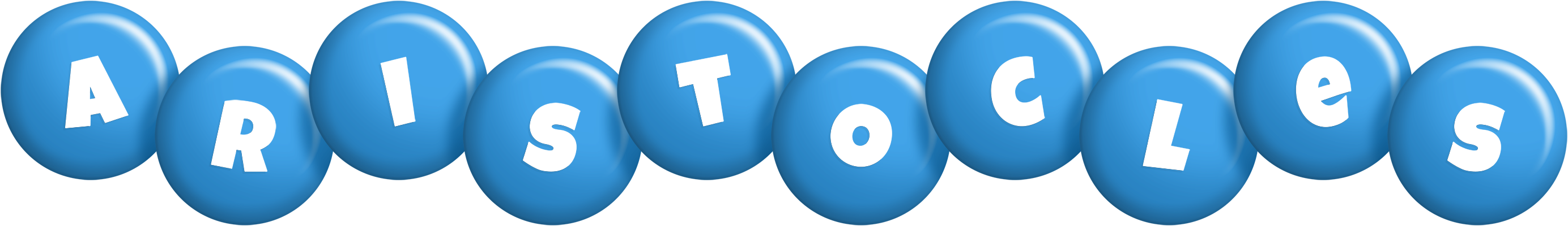 Aristocles candy-blue logo