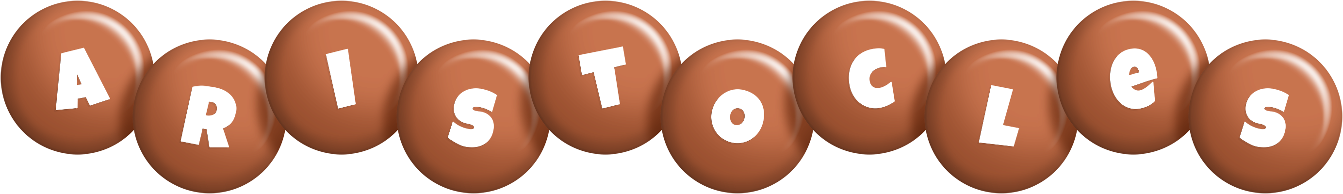 Aristocles candy-brown logo