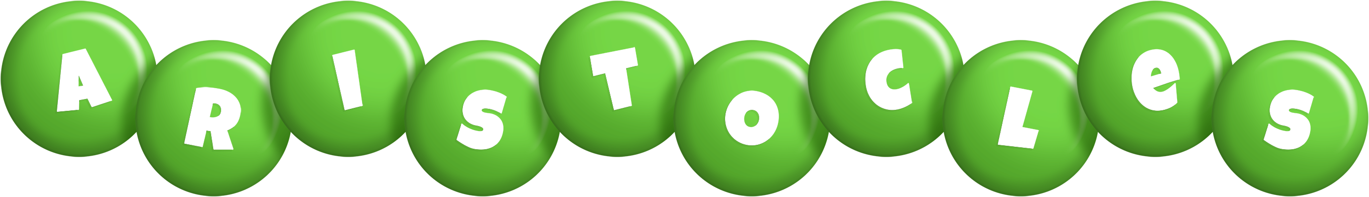 Aristocles candy-green logo
