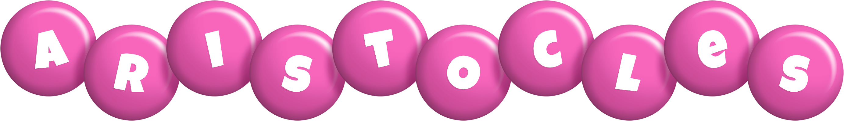 Aristocles candy-pink logo
