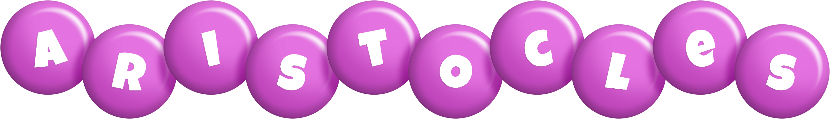 Aristocles candy-purple logo