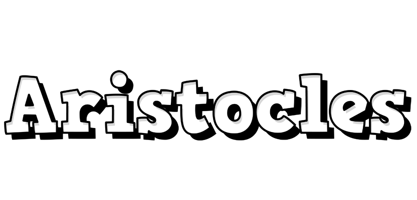 Aristocles snowing logo