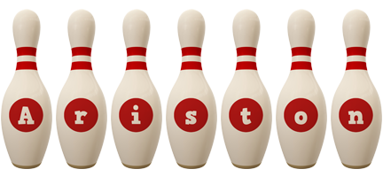 Ariston bowling-pin logo