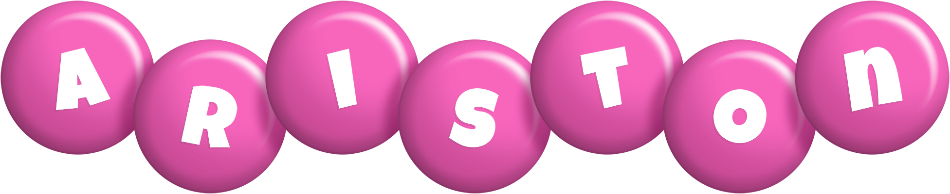 Ariston candy-pink logo