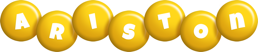Ariston candy-yellow logo