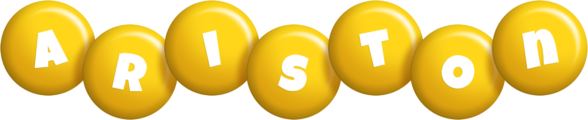 Ariston candy-yellow logo