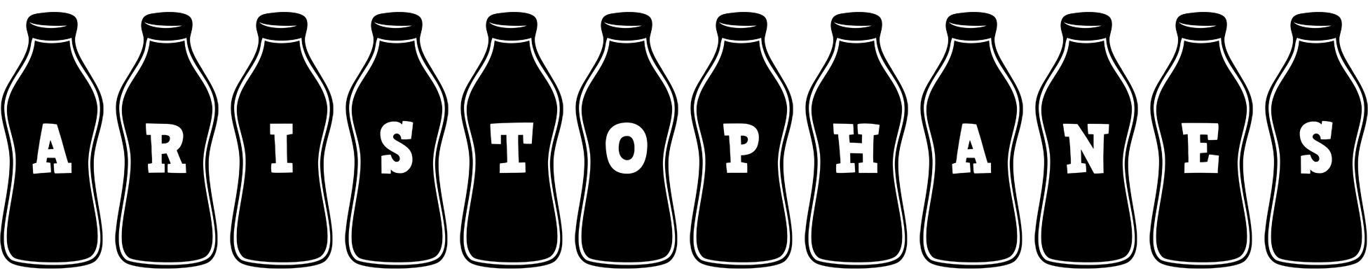 Aristophanes bottle logo