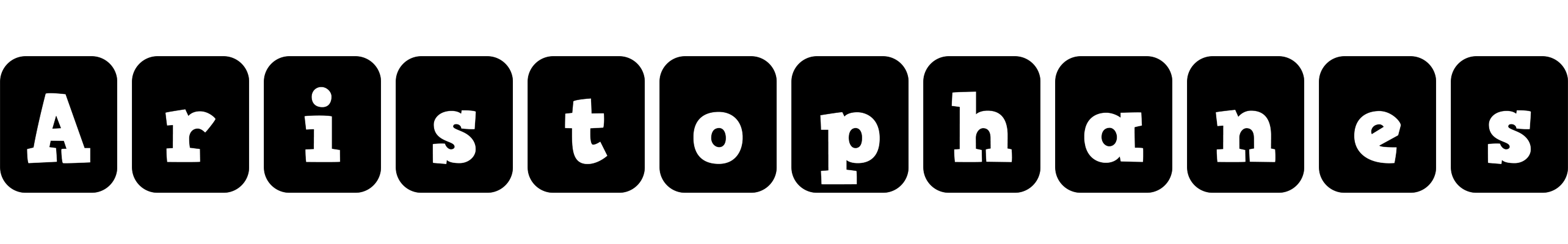 Aristophanes box logo