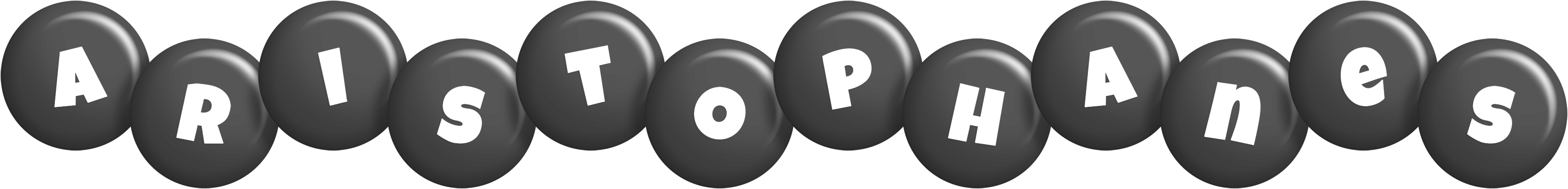 Aristophanes candy-black logo