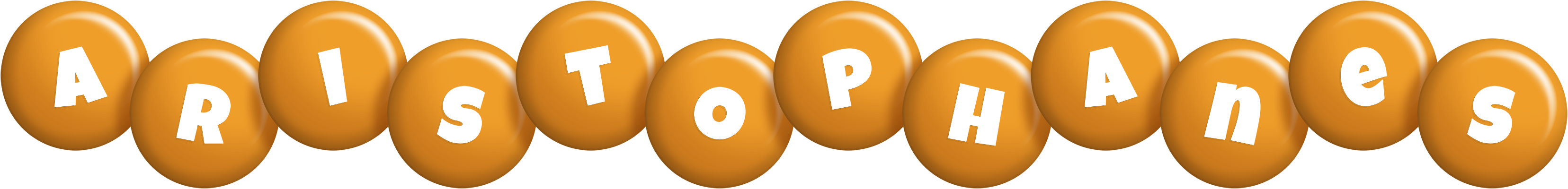 Aristophanes candy-orange logo