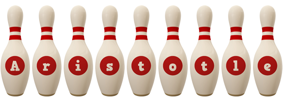 Aristotle bowling-pin logo