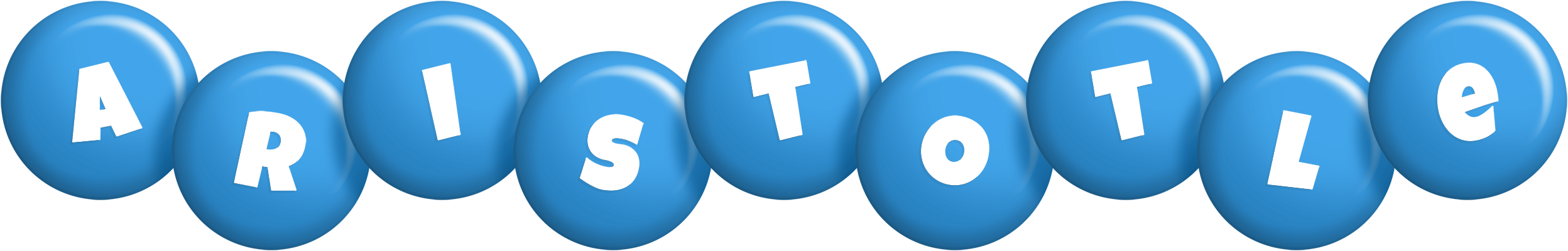 Aristotle candy-blue logo