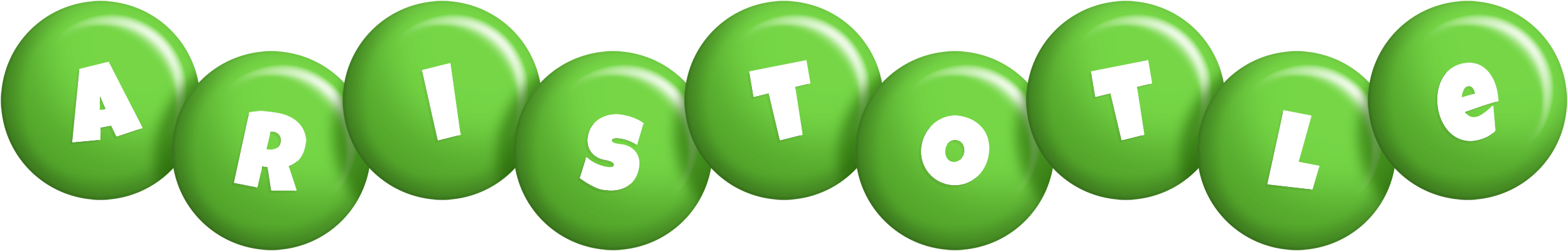 Aristotle candy-green logo