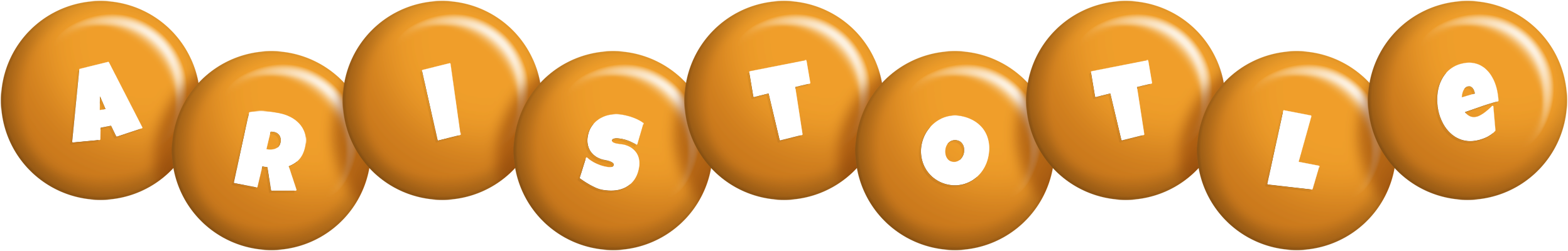Aristotle candy-orange logo