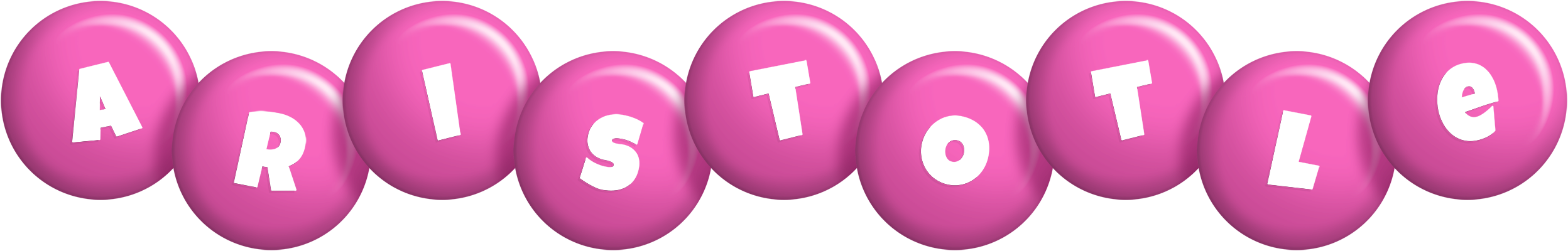 Aristotle candy-pink logo