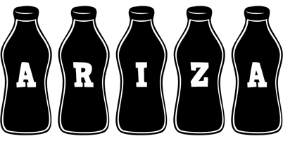 Ariza bottle logo