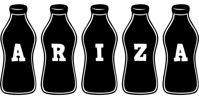 Ariza bottle logo