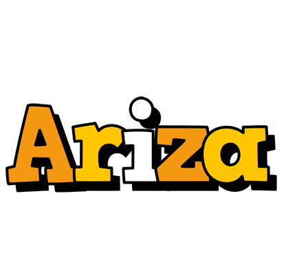 Ariza cartoon logo