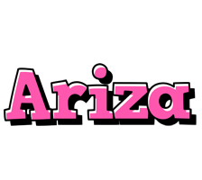 Ariza girlish logo