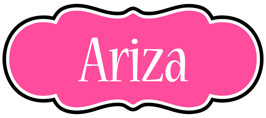 Ariza invitation logo