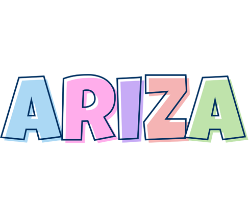 Ariza pastel logo