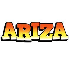 Ariza sunset logo