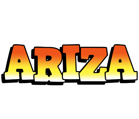 Ariza sunset logo