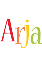 Arja birthday logo