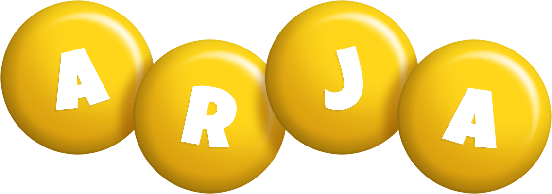 Arja candy-yellow logo