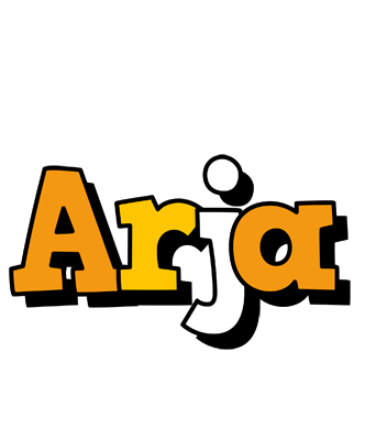Arja cartoon logo