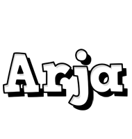 Arja snowing logo