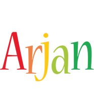 Arjan birthday logo