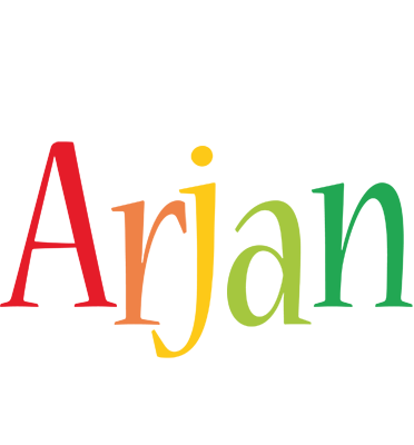 Arjan birthday logo