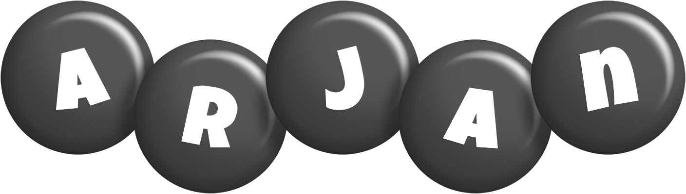 Arjan candy-black logo