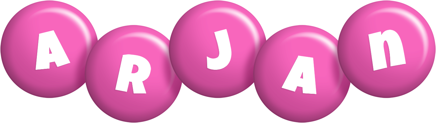 Arjan candy-pink logo