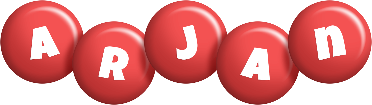 Arjan candy-red logo