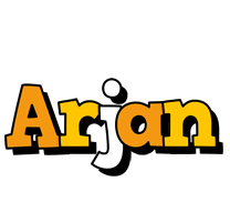 Arjan cartoon logo