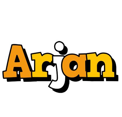 Arjan cartoon logo