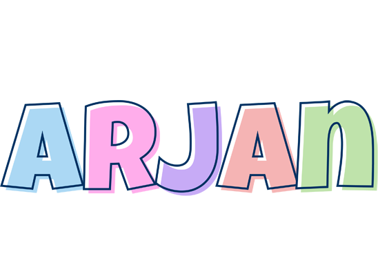 Arjan pastel logo