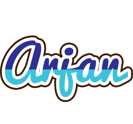 Arjan raining logo